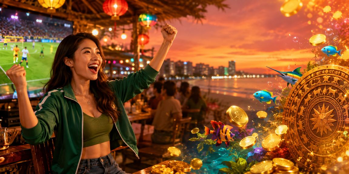 Cảnh chợ đêm Đà Nẵng rực rỡ bên cạnh không khí casino và cá cược sôi động