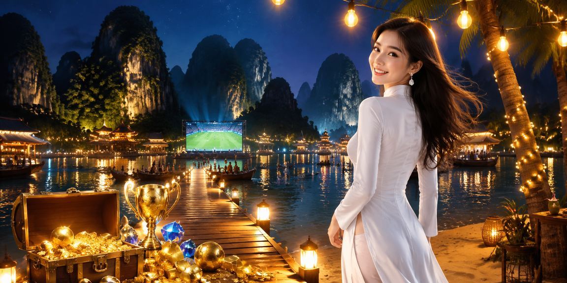 Người phụ nữ mặc áo dài tại Ninh Bình xem thông tin cược casino trên điện thoại bên cạnh khung cảnh thiên nhiên